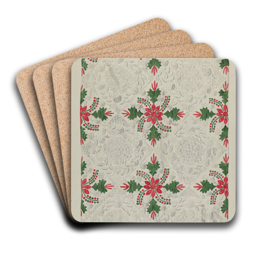 Quilt by James H.C. Vail Art Drink Coaster set Quilt by James H.C. Vail Art Drink Coaster set