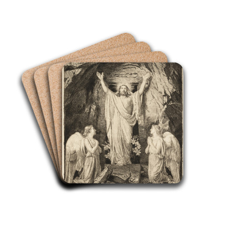 The Resurrection of Christ by Carl Bloch Drink Coasters - set of 4