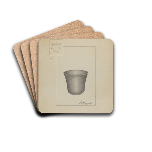 Pewter Cup by Matthew Mangiacotti Drink Coasters - set of 4