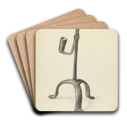 Candle Holder by Bernard Gussow Art Drink Coaster set