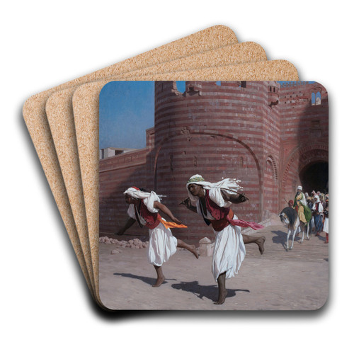 The runners of the Pasha by Jean-Lon Grme Art Drink Coaster set