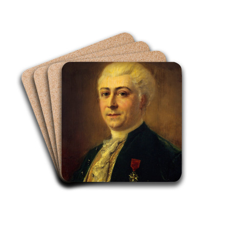 Portrait de Charles Prud'hon (1843-1930), socitaire de la Comdie-Franaise en costume de scne. by Daniel Brard Drink Coasters - set of 4 Portrait de Charles Prud'hon (1843-1930), socitaire de la Comdie-Franaise en costume de scne. by Daniel Brard Drink Coasters - set of 4