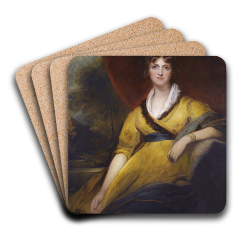 Mary, Countess of Inchiquin (1750-1820) by Sir Thomas Lawrence Art Drink Coaster set