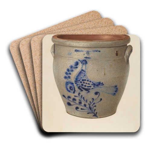 Crock by Isadore Goldberg Art Drink Coaster set