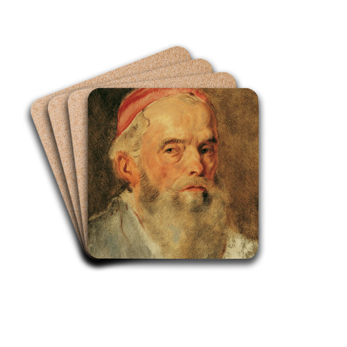 Kopfstudie Zur Loge Johannis by Hans Canon Drink Coasters - set of 4