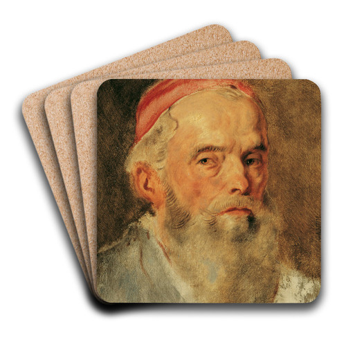 Kopfstudie Zur Loge Johannis by Hans Canon Art Drink Coaster set