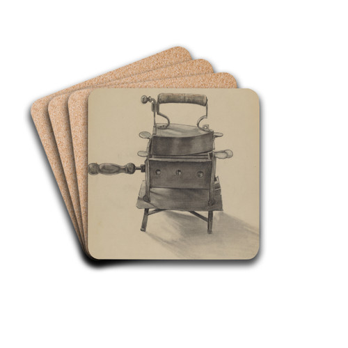 Flat Iron by Joseph Stonefield Drink Coasters - set of 4