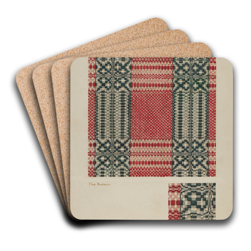 Coverlet by Charles Roadman Art Drink Coaster set