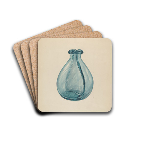 Gemel Bottle by John Dana Drink Coasters - set of 4