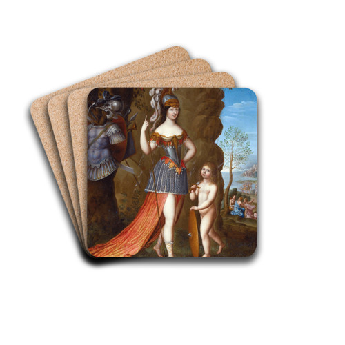 Diana by Joseph Werner Drink Coasters - set of 4 Diana by Joseph Werner Drink Coasters - set of 4