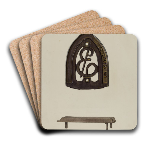 Trivet by William Ludwig Art Drink Coaster set Trivet by William Ludwig Art Drink Coaster set