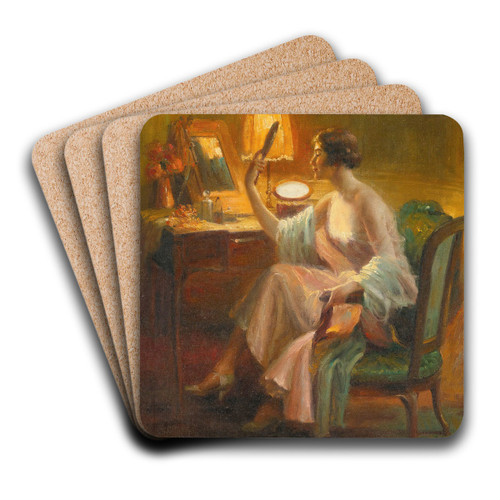 Le boudoir by Delphin Enjolras Art Drink Coaster set