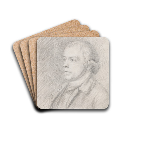 The Reverend Anthony Stephen Mathew by John Flaxman Drink Coasters - set of 4