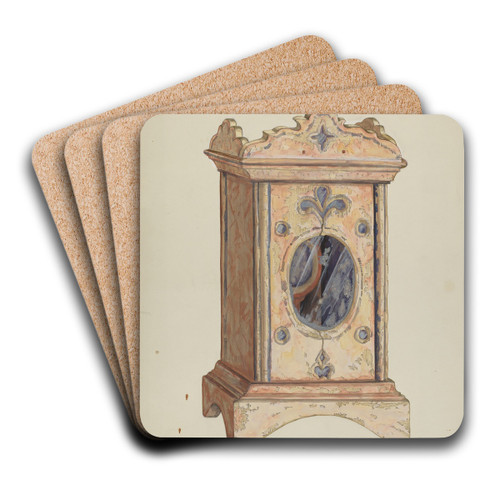 Monstrance by Verna Tallman Art Drink Coaster set