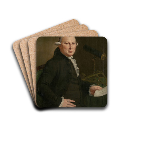 Portrait of Hendrick de Hartog by Adriaan de Lelie Drink Coasters - set of 4
