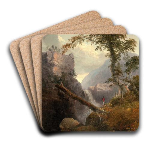 Catskills by Thomas Doughty Art Drink Coaster set