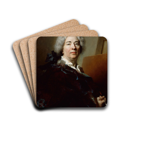 Self-Portrait by Nicolas de Largillire Drink Coasters - set of 4
