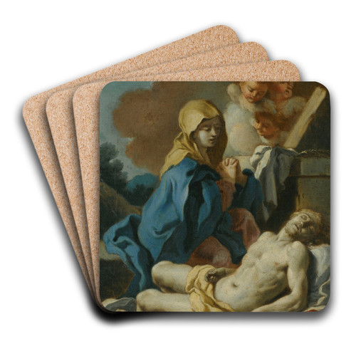 ThePieta by Francesco de Mura Art Drink Coaster set