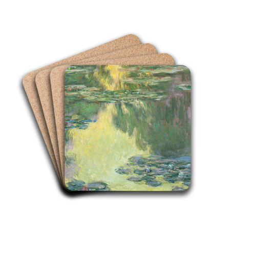 Waterlilies by Claude Monet Drink Coasters - set of 4