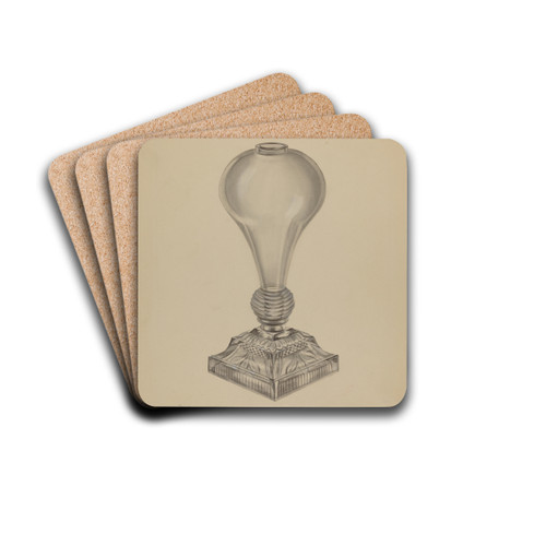 Lamp by John Tarantino Drink Coasters - set of 4