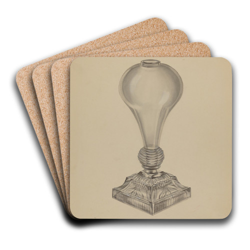 Lamp by John Tarantino Art Drink Coaster set