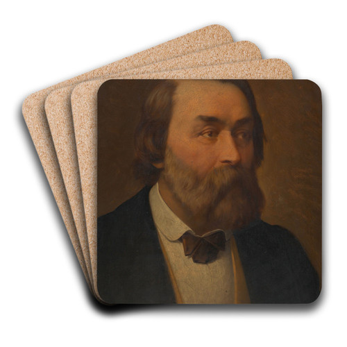 Theophil Hansen, Architekt by Josef Schwemminger Art Drink Coaster set