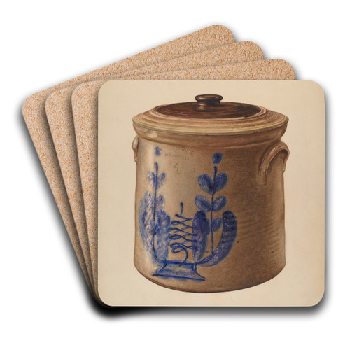 Crock by Paul Ward Art Drink Coaster set Crock by Paul Ward Art Drink Coaster set