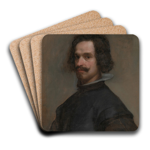 Portrait of a Man, Possibly a Self-Portrait by Diego Velzquez Art Drink Coaster set
