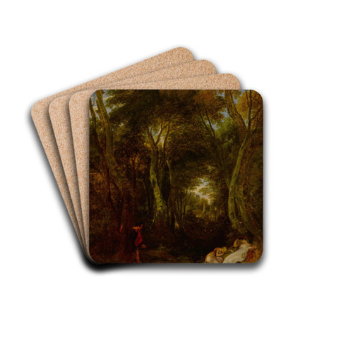 Cimon and Iphigenia by Thomas Stothard Drink Coasters - set of 4