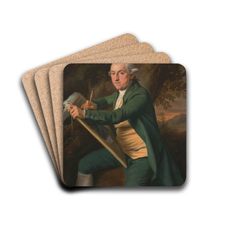 George Robertson by John Francis Rigaud Drink Coasters - set of 4 George Robertson by John Francis Rigaud Drink Coasters - set of 4