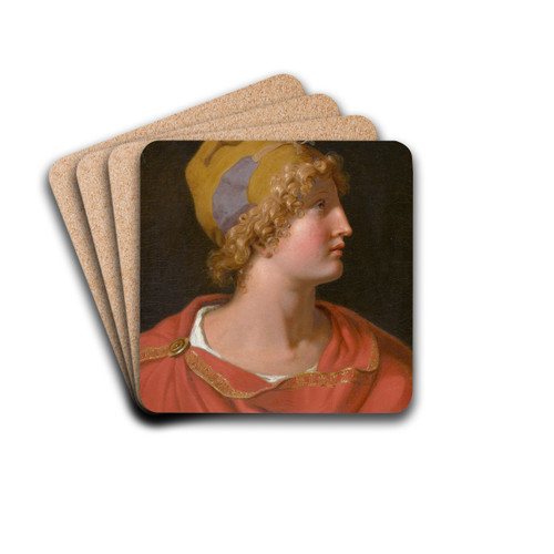Paris by Johann Heinrich Wilhelm Tischbein Drink Coasters - set of 4 Paris by Johann Heinrich Wilhelm Tischbein Drink Coasters - set of 4