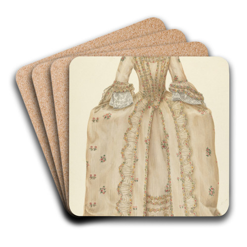 Dress by American 20th Century Art Drink Coaster set