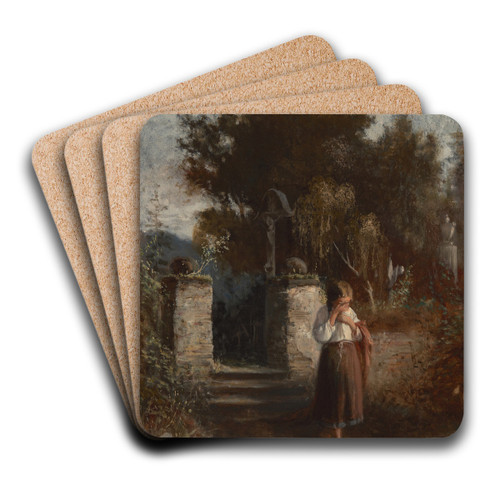 Orphan by Aleksander Kotsis Art Drink Coaster set