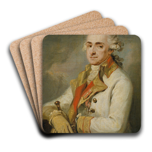 Charles-Joseph, Prince de Ligne by Josef Grassi Art Drink Coaster set