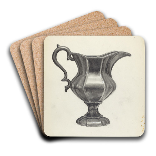 Pitcher by Francis Borelli Art Drink Coaster set
