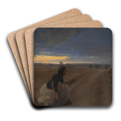 Evening by Laurits Andersen Ring Art Drink Coaster set