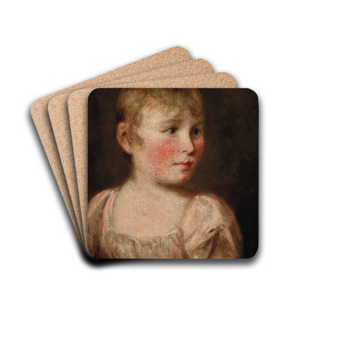 Portrait of Eliza Lewis by John Constable Drink Coasters - set of 4