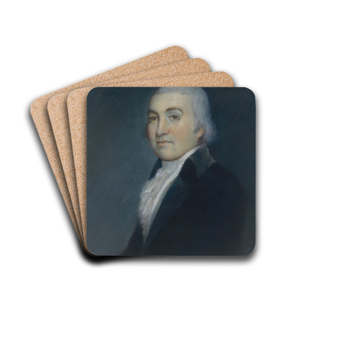 Noah Webster by James Sharples Drink Coasters - set of 4