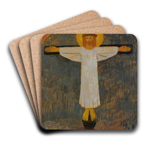 Le Christ Blanc by Paul Srusier Art Drink Coaster set