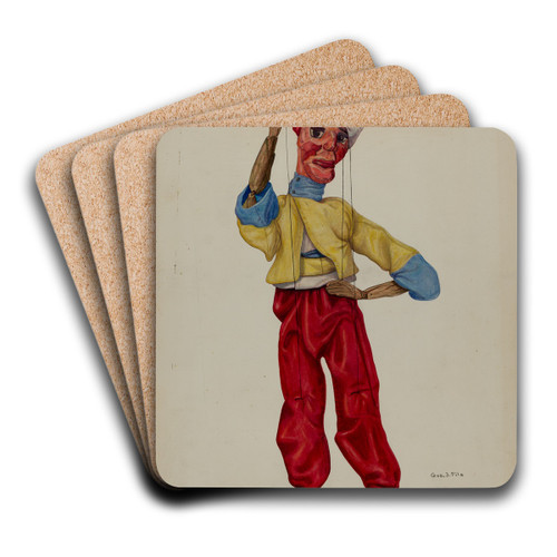 Sinbad Marionette by George File Art Drink Coaster set Sinbad Marionette by George File Art Drink Coaster set