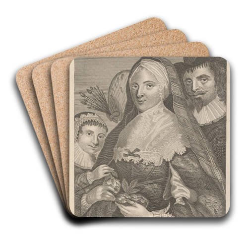 George Jamesone by Alexander Bannerman Art Drink Coaster set George Jamesone by Alexander Bannerman Art Drink Coaster set