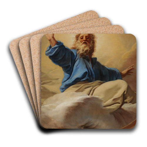 Le Pre Eternel by Jean Jouvenet Art Drink Coaster set