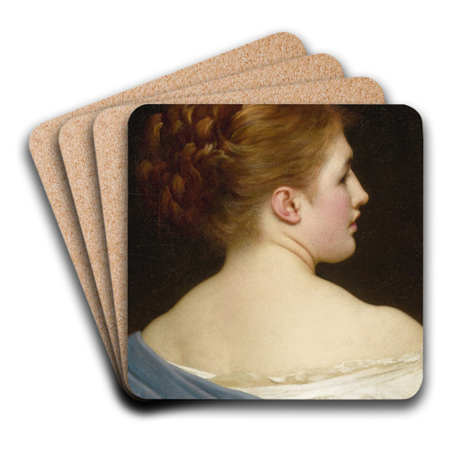 Lily by Frederic Leighton Art Drink Coaster set