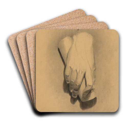 Academicstudy by William Fowler Hopson Art Drink Coaster set
