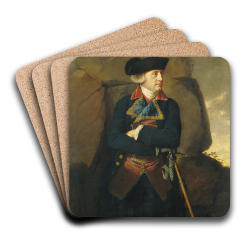 Portrait of a Gentleman by Joseph Wright of Derby Art Drink Coaster set