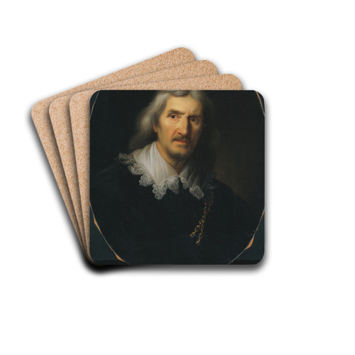 Portrait of a Man by Samuel Hoffmann Drink Coasters - set of 4