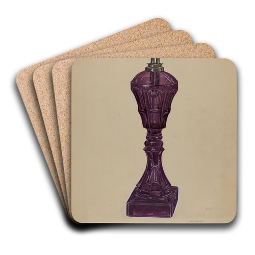 Lamp by John Dana Art Drink Coaster set