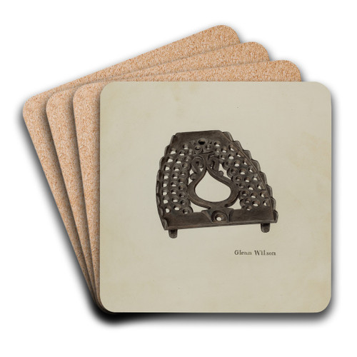 Trivet by Glenn Wilson Art Drink Coaster set Trivet by Glenn Wilson Art Drink Coaster set