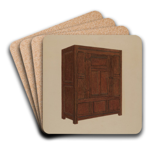 Cupboard by Meyer Goldbaum Art Drink Coaster set