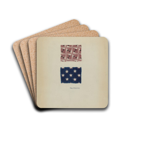 Printed Swatches by Mary C. Davidson Drink Coasters - set of 4